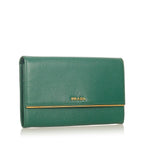 Prada Saffiano Leather Long Wallet (SHG-24218)