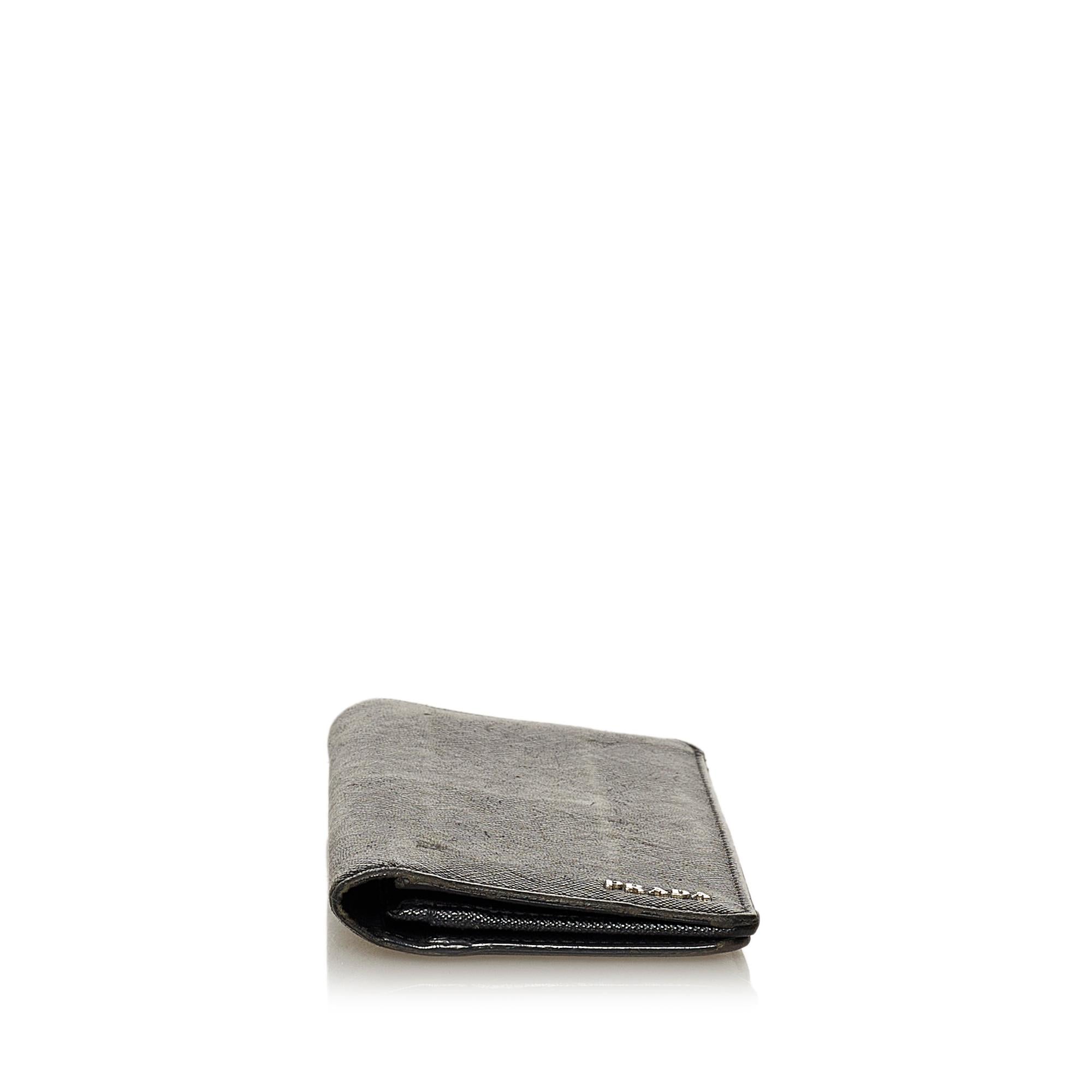 Prada Saffiano Leather Long Wallet (SHG-28726)