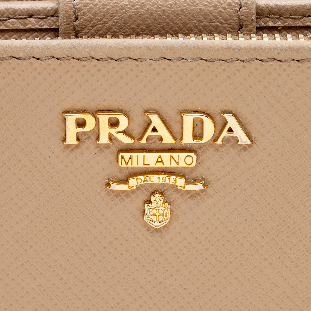 Prada Saffiano Leather Medium Wallet (SHF-15552)