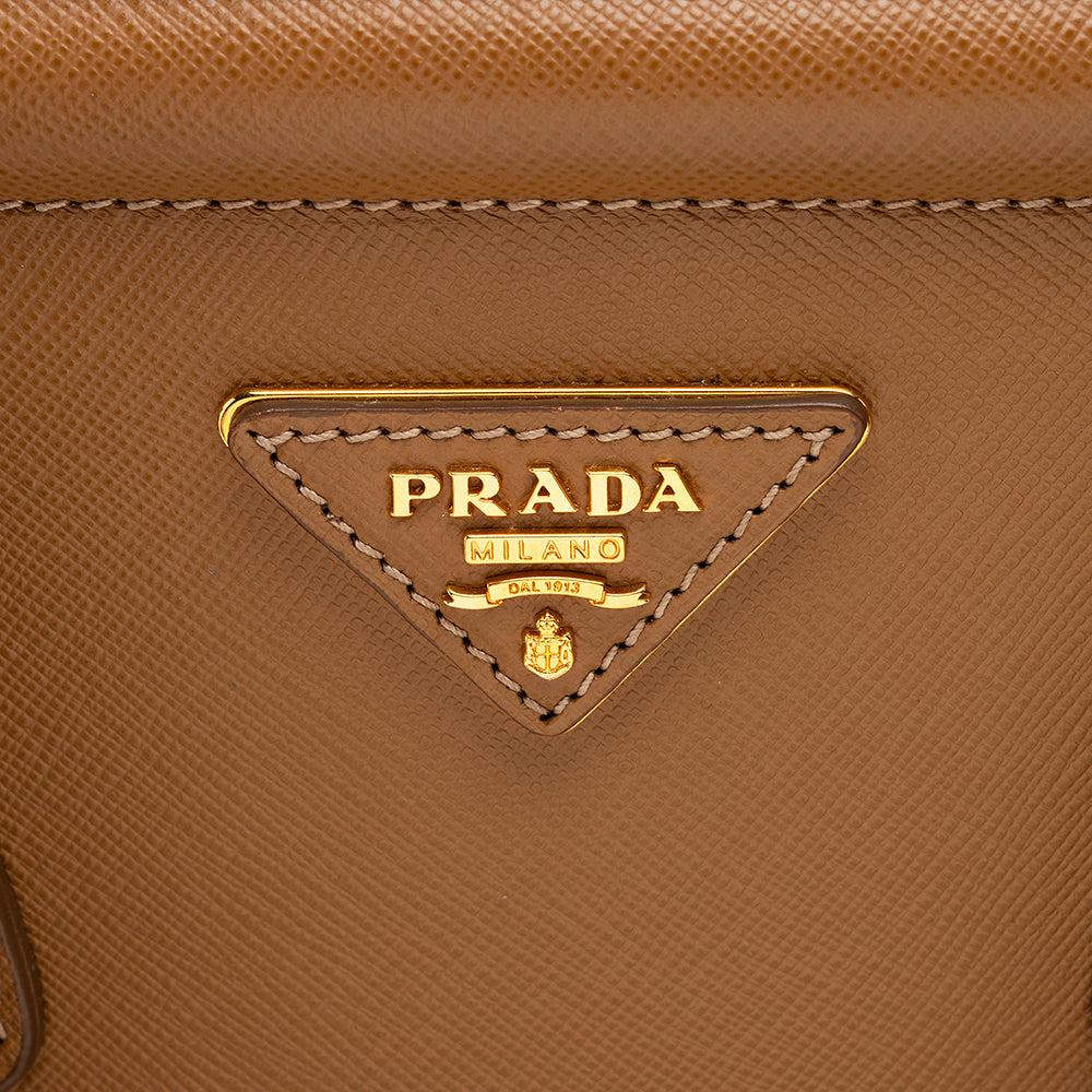 Prada Saffiano Leather Parabole Tote (SHF-18152)