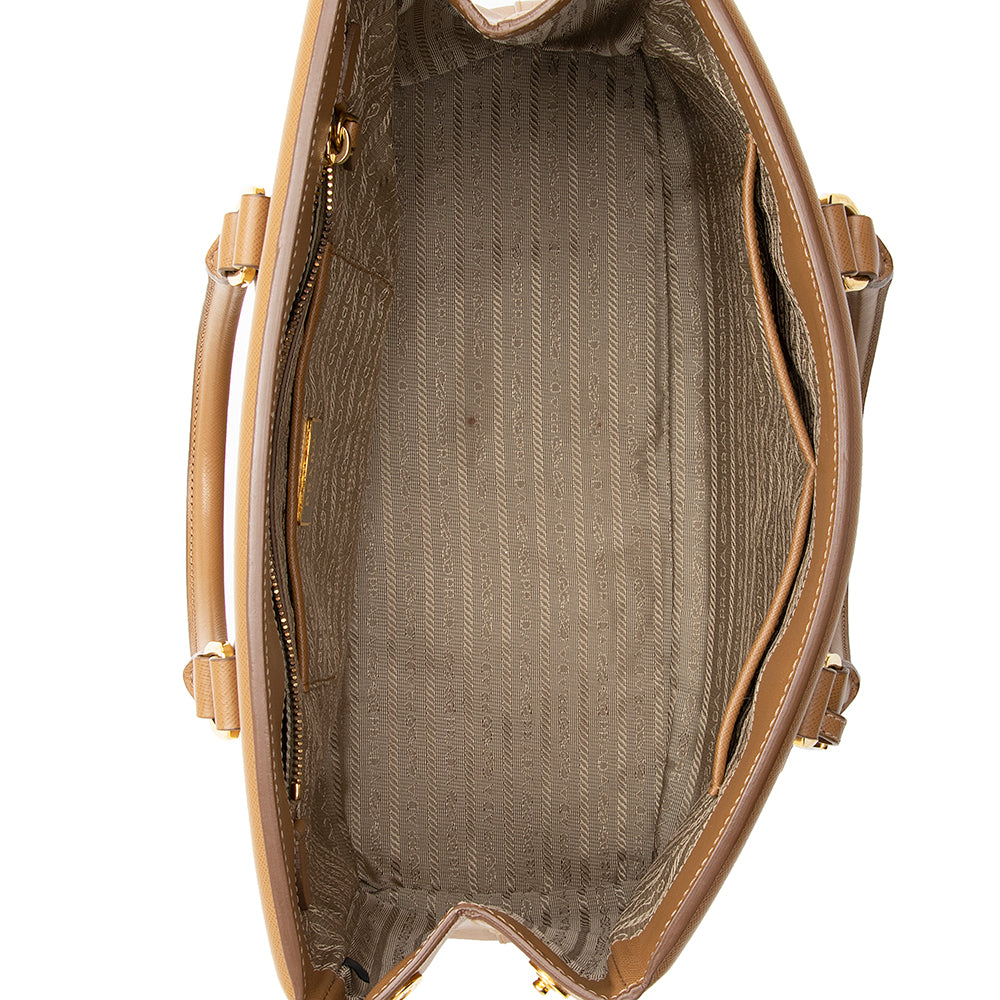 Prada Saffiano Leather Parabole Tote (SHF-18152)