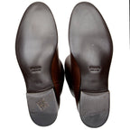 Prada Saffiano Leather Riding Boots - Size 6.5 / 36.5 (SHF-17297)
