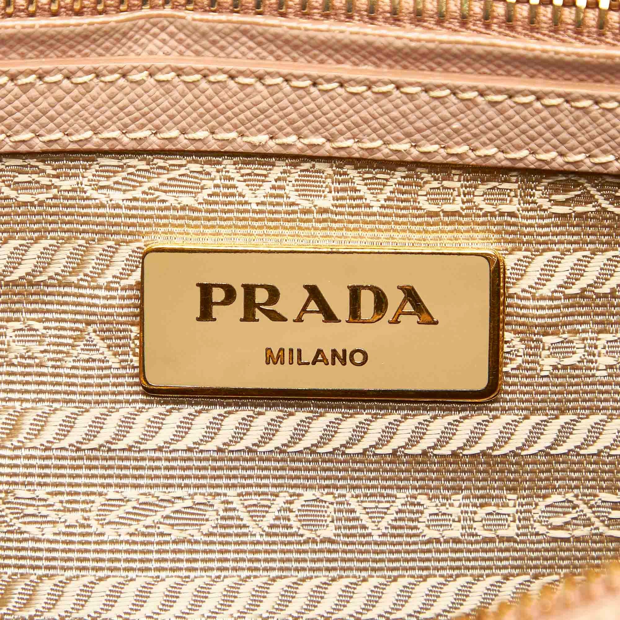 Prada Saffiano Leather Satchel (SHG-22488)
