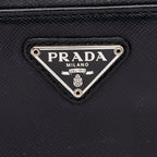 Prada Saffiano Leather Zip Around Wallet (SHF-17994)