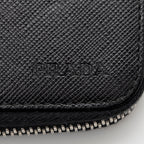 Prada Saffiano Leather Zip Large Wallet (SHF-15513)