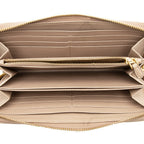Prada Saffiano Leather Zip Around Wallet (SHF-17519)