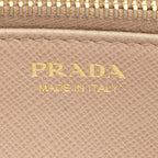 Prada Saffiano Leather Zip Around Wallet (SHF-17519)