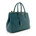 Prada Saffiano Lux Double-Zip Medium Tote (SHF-13593)