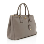 Prada Saffiano Lux Double-Zip Medium Tote (SHF-16529)