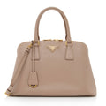 Prada Saffiano Lux Promenade Top Handle Satchel (SHF-15568)