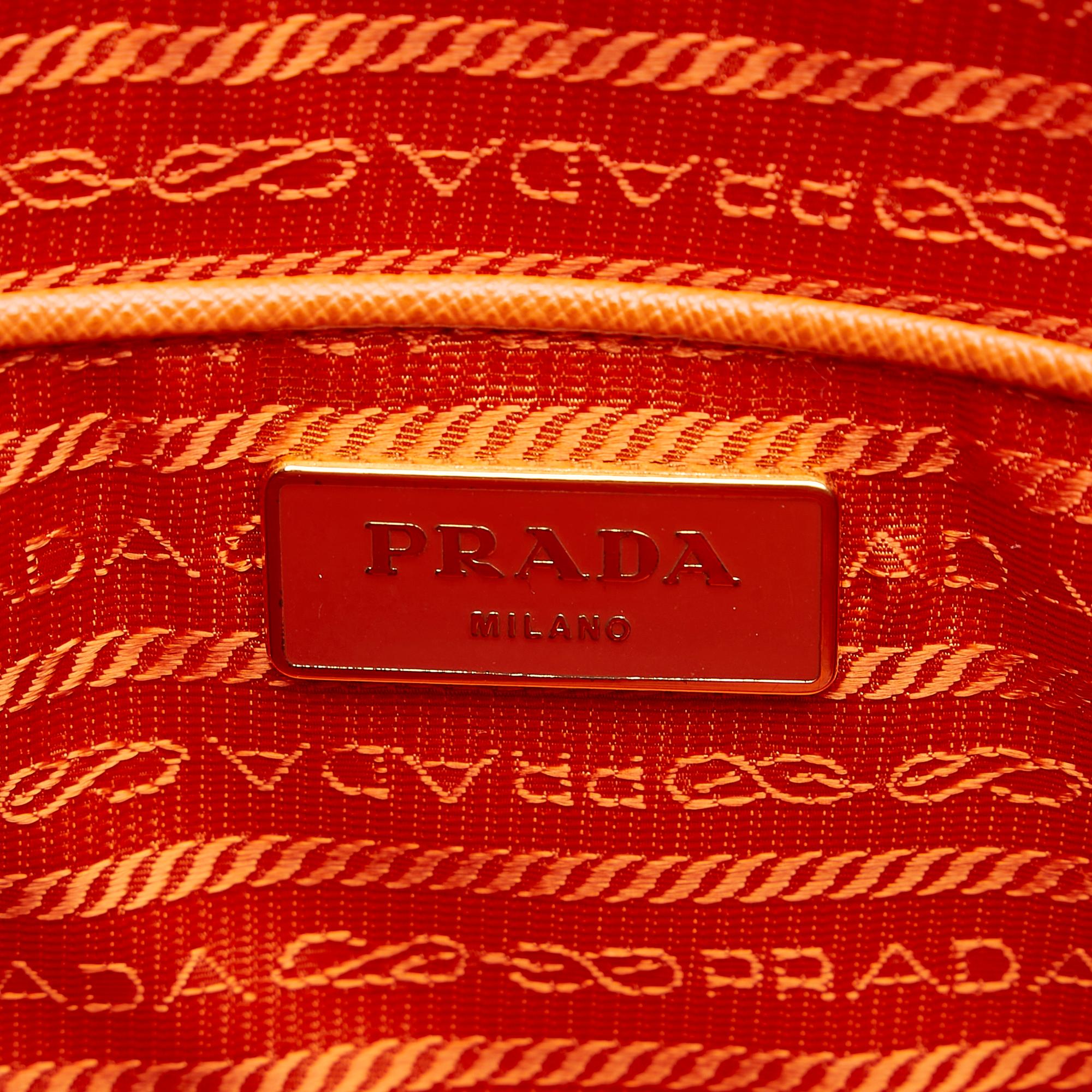 Prada Saffiano Parabole Handbag (SHG-28225)