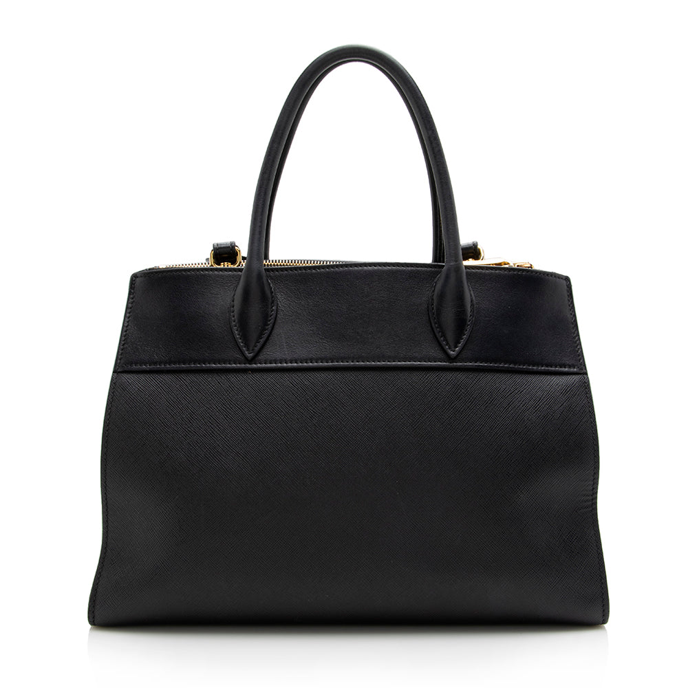 Prada Saffiano Paradigme Tote (SHF-17394)