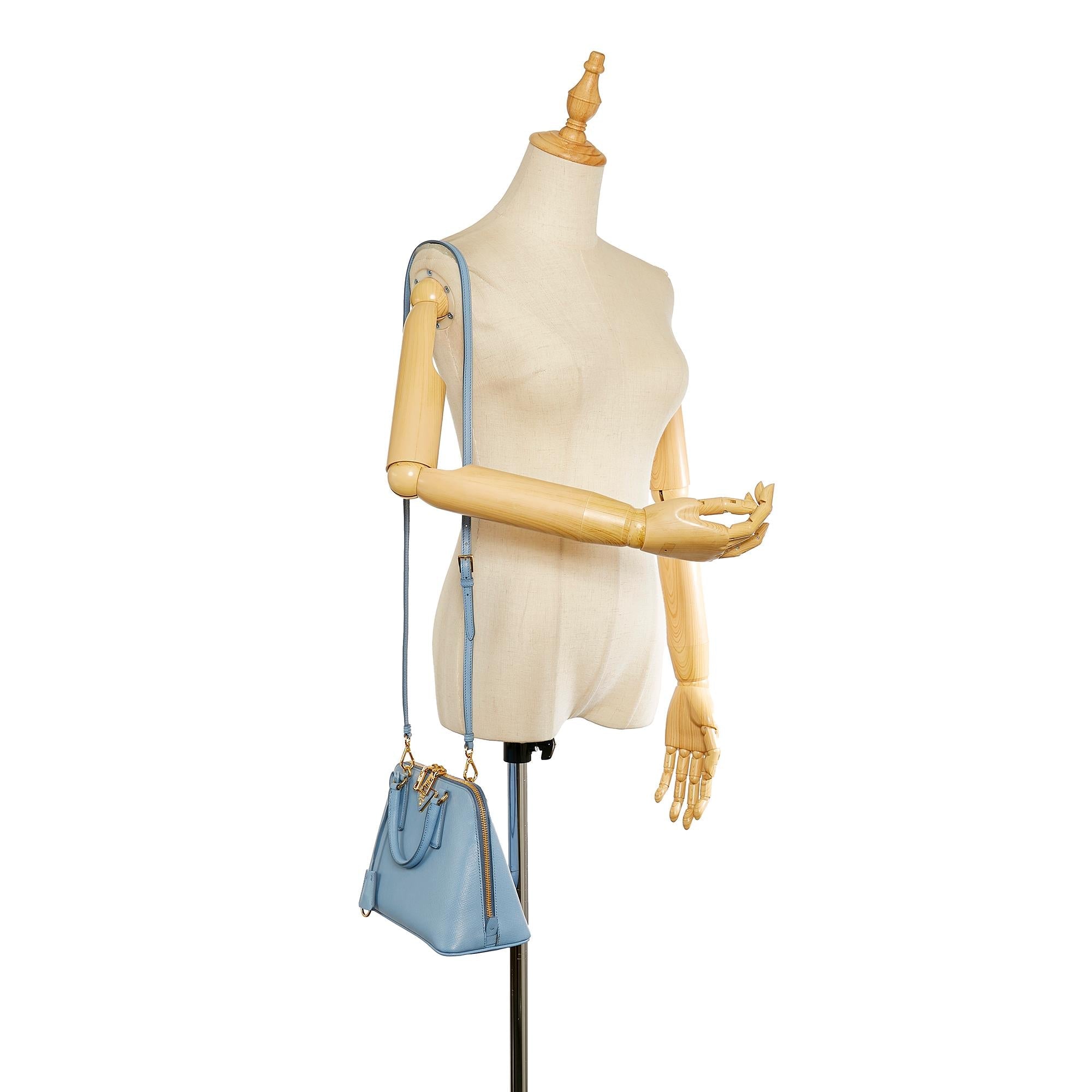 Prada Saffiano Promenade Satchel (SHG-25736)