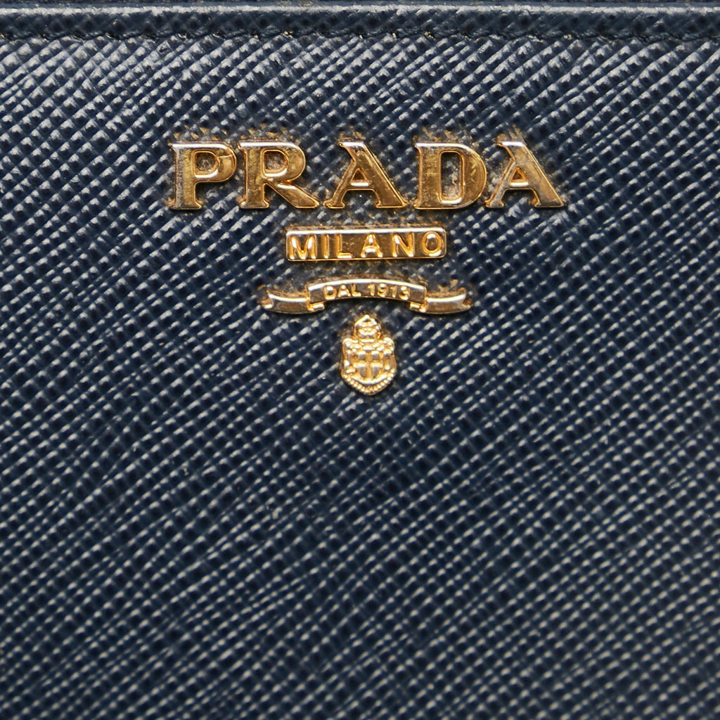 Prada Saffiano Zip Around Key Holder (SHG-26056)
