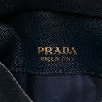 Prada Saffiano Zip Around Key Holder (SHG-26056)