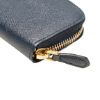 Prada Saffiano Zip Around Key Holder (SHG-26056)