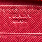 Prada Saffiano Zip Around Wallet (SHG-25251)