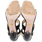 Prada Sequin Slingback Pumps - Size 8.5 / 38.5 (SHF-17939)