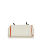 Prada Small Ouverture Canvas Satchel (SHG-26453)