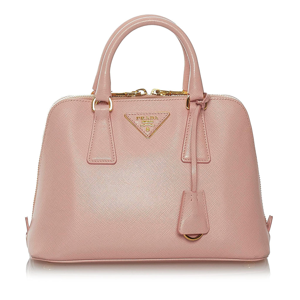Prada Small Saffiano Lux Promenade Handbag (SHG-27741)
