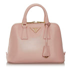 Prada Small Saffiano Lux Promenade Handbag (SHG-27741)
