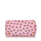 Prada St. Elephant Canapa Logo Canvas Satchel (SHG-27864)