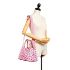 Prada St. Elephant Canapa Logo Canvas Satchel (SHG-27864)