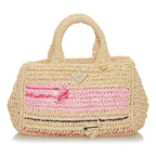 Prada Straw Satchel (SHG-27161)