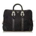 Prada Studded Tessuto Tote Bag (SHG-28533)