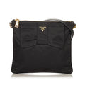 Prada Tessuto Bow Crossbody Bag (SHG-25073)