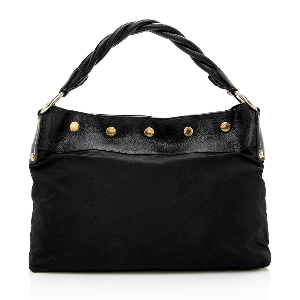 Prada Tessuto Braided Handle Hobo (SHF-16800)