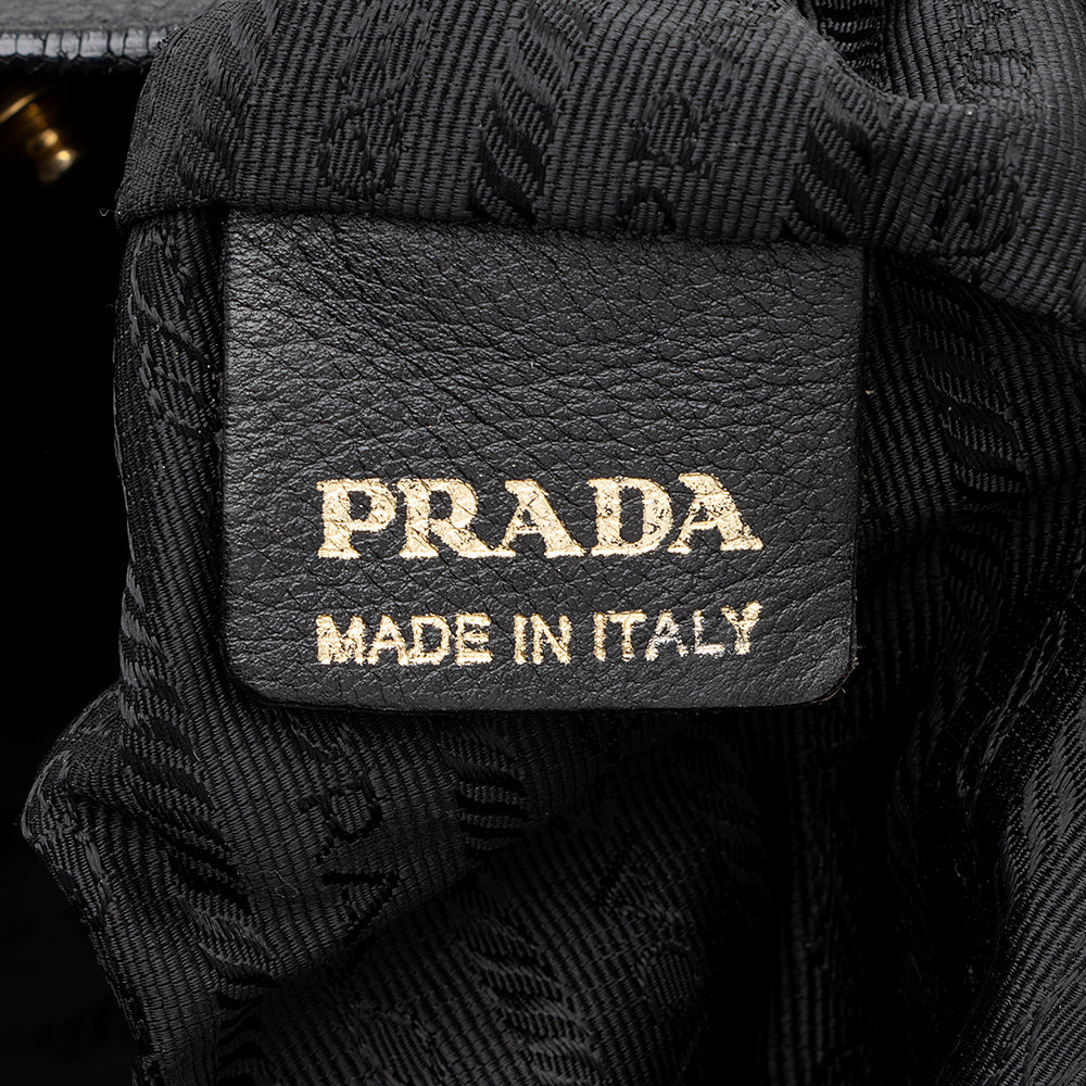 Prada Tessuto Braided Handle Hobo (SHF-16800)