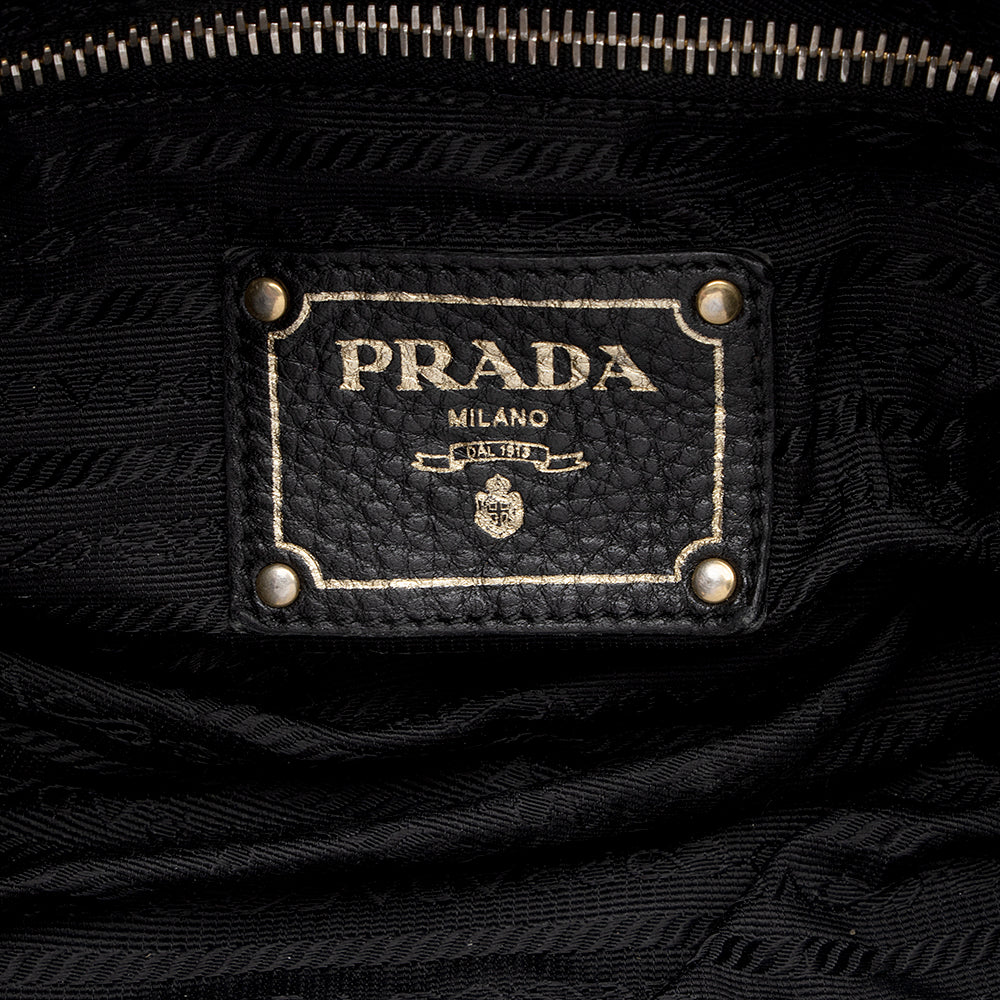Prada Tessuto Braided Handle Hobo (SHF-16800)