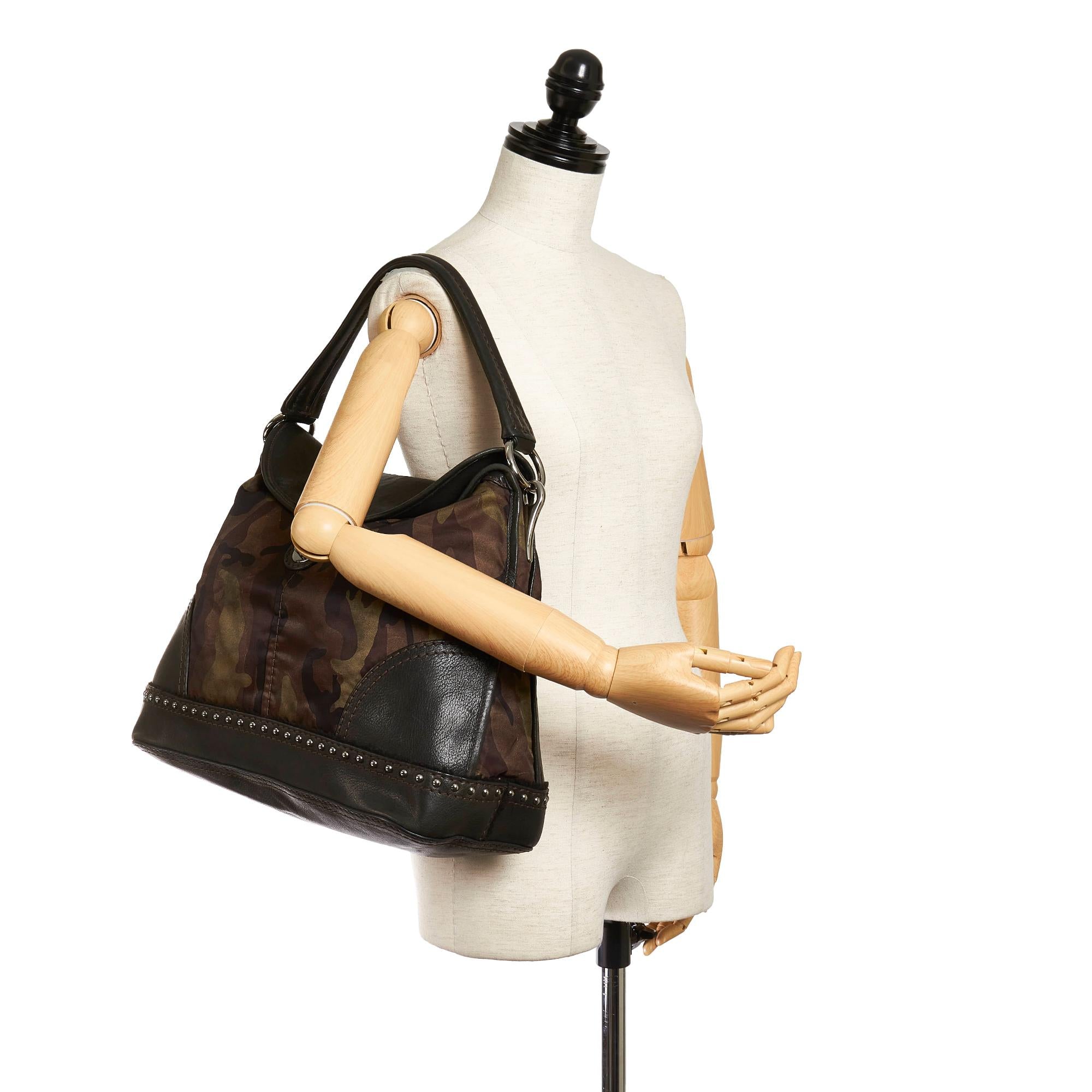 Prada Tessuto Camouflage Shoulder Bag (SHG-28737)
