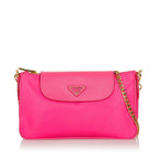 Prada Tessuto Chain Crossbody Bag (SHG-26708)