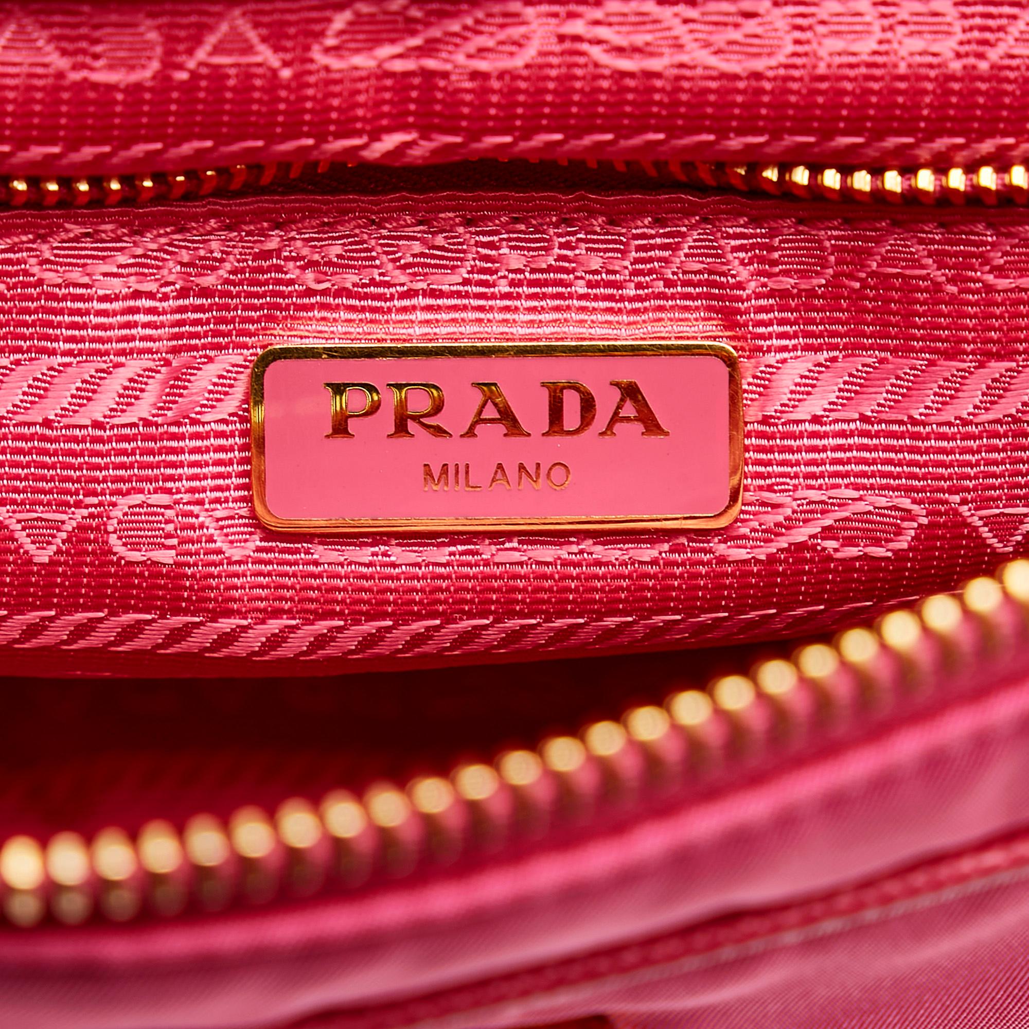 Prada Tessuto Chain Crossbody Bag (SHG-26708)