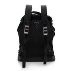 Prada Tessuto Double Pocket Drawstring Backpack (SHF-17072)