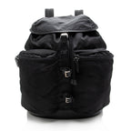 Prada Tessuto Double Pocket Drawstring Backpack (SHF-17072)