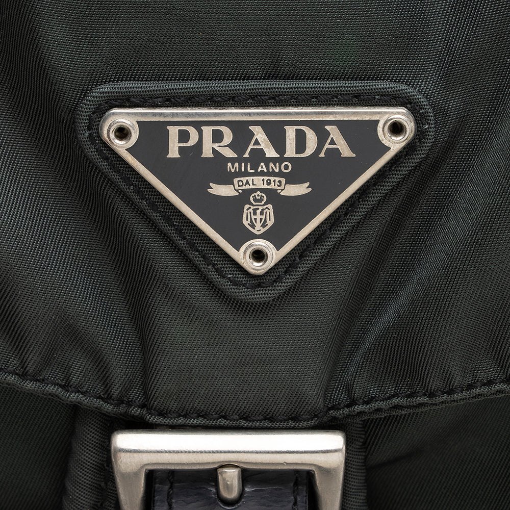 Prada Tessuto Double Pocket Medium Backpack (SHF-17194)