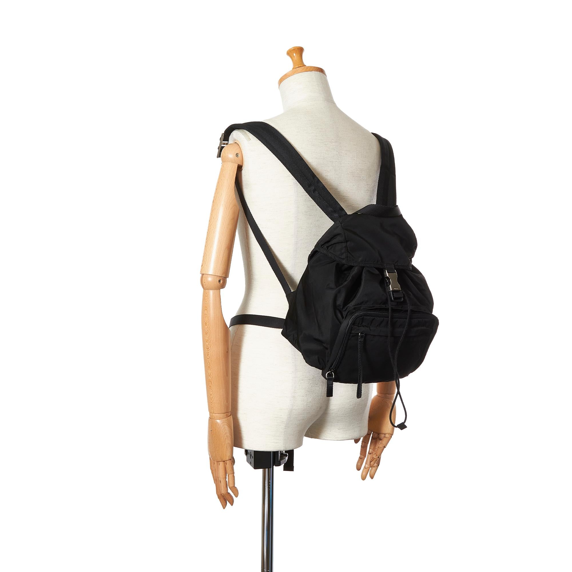 Prada Tessuto Drawstring Backpack (SHG-26050)