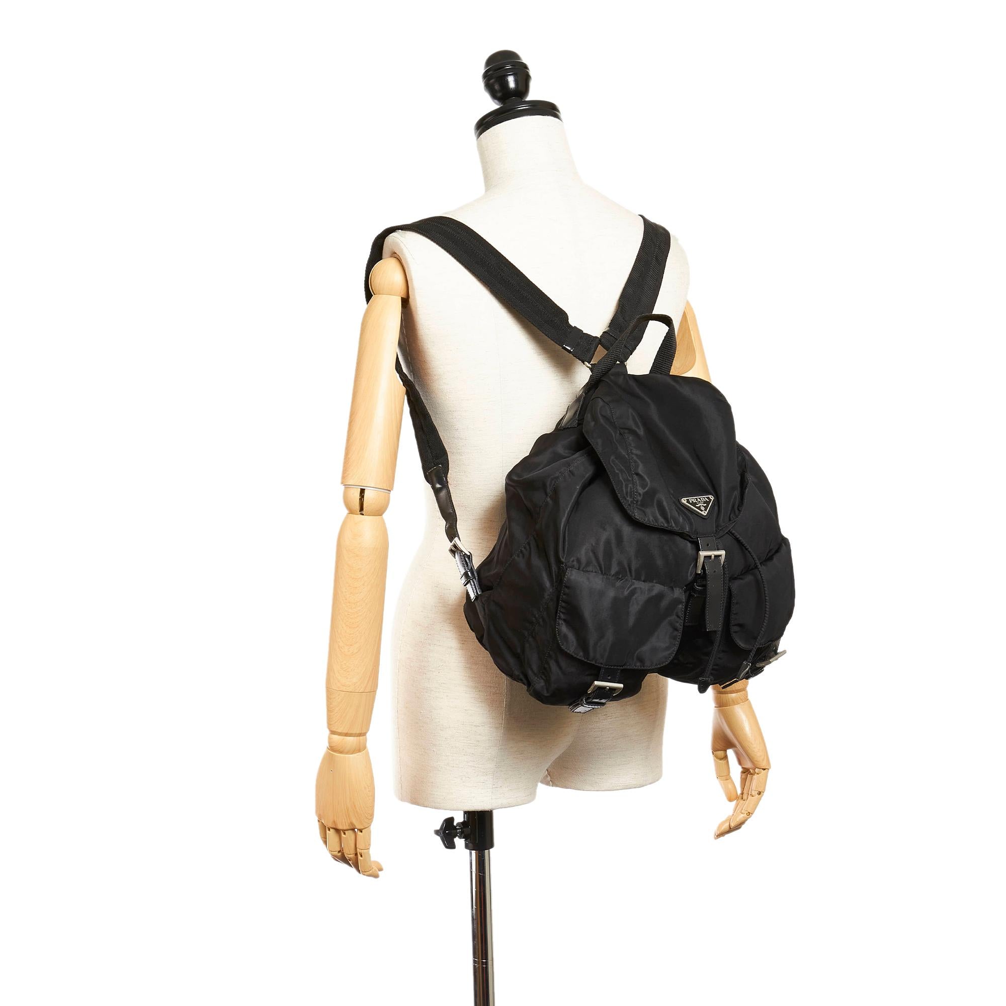 Prada Tessuto Drawstring Backpack (SHG-27751)