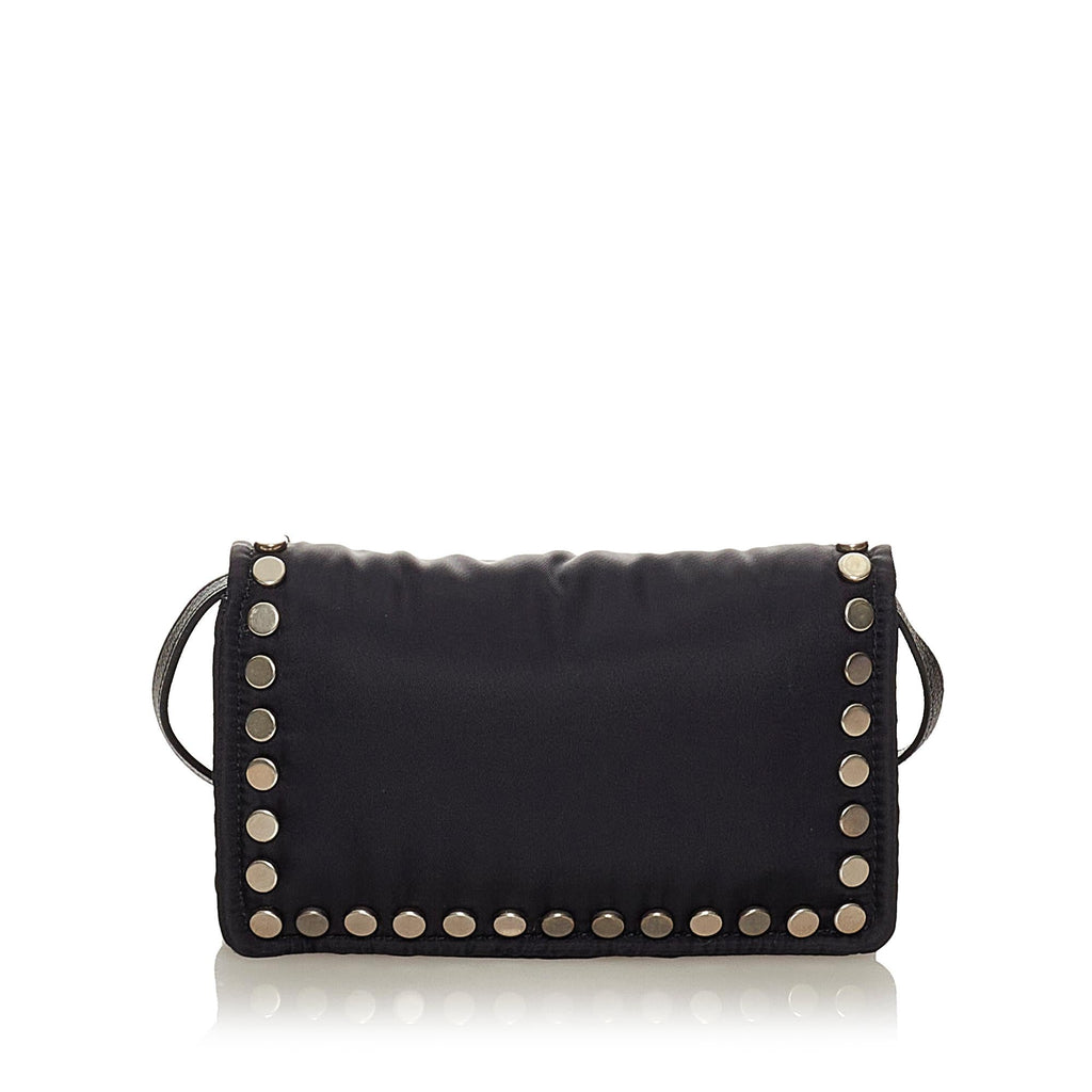 Prada Tessuto Etiquette Crossbody Bag (SHG-27226)