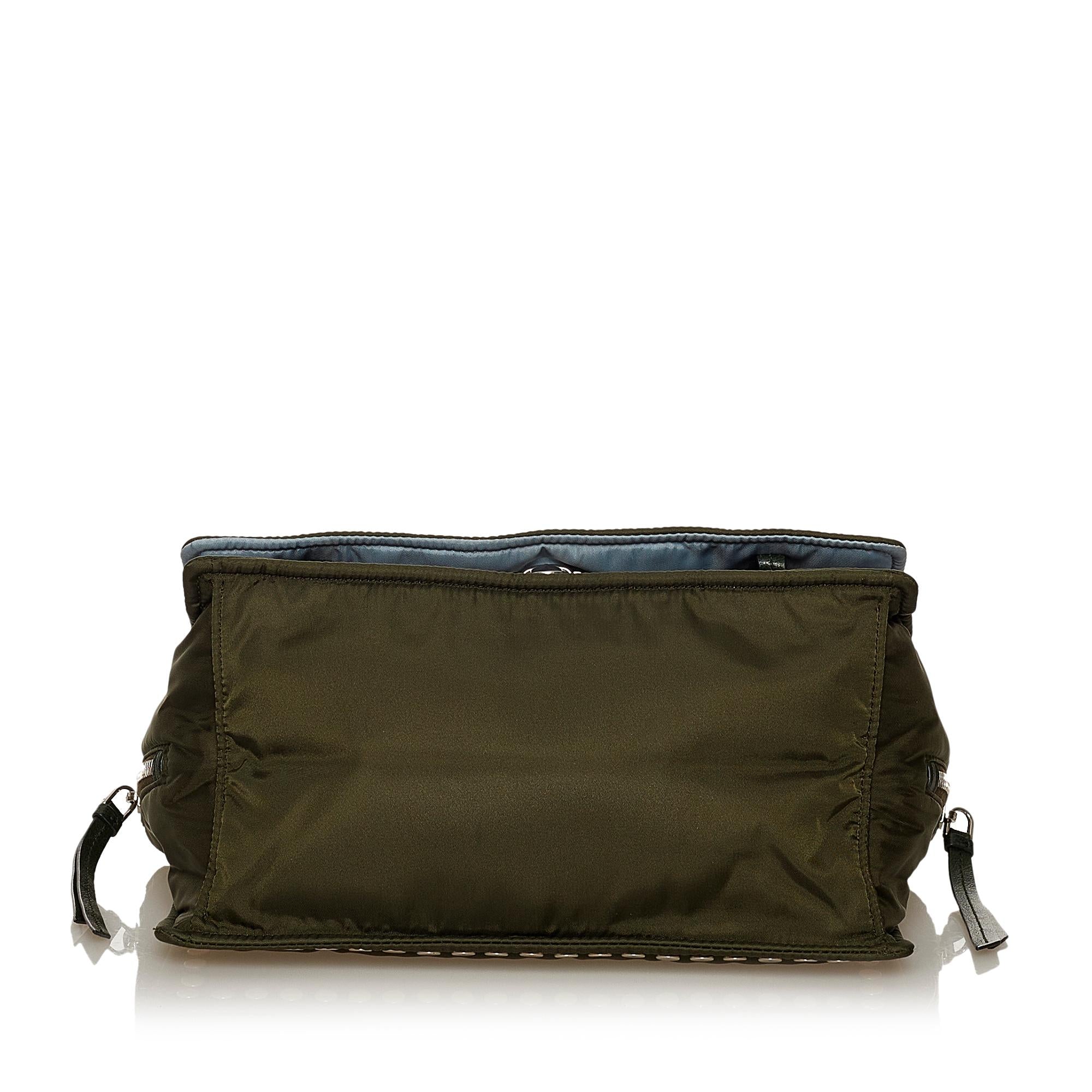 Prada Tessuto Etiquette Crossbody Bag (SHG-28661)