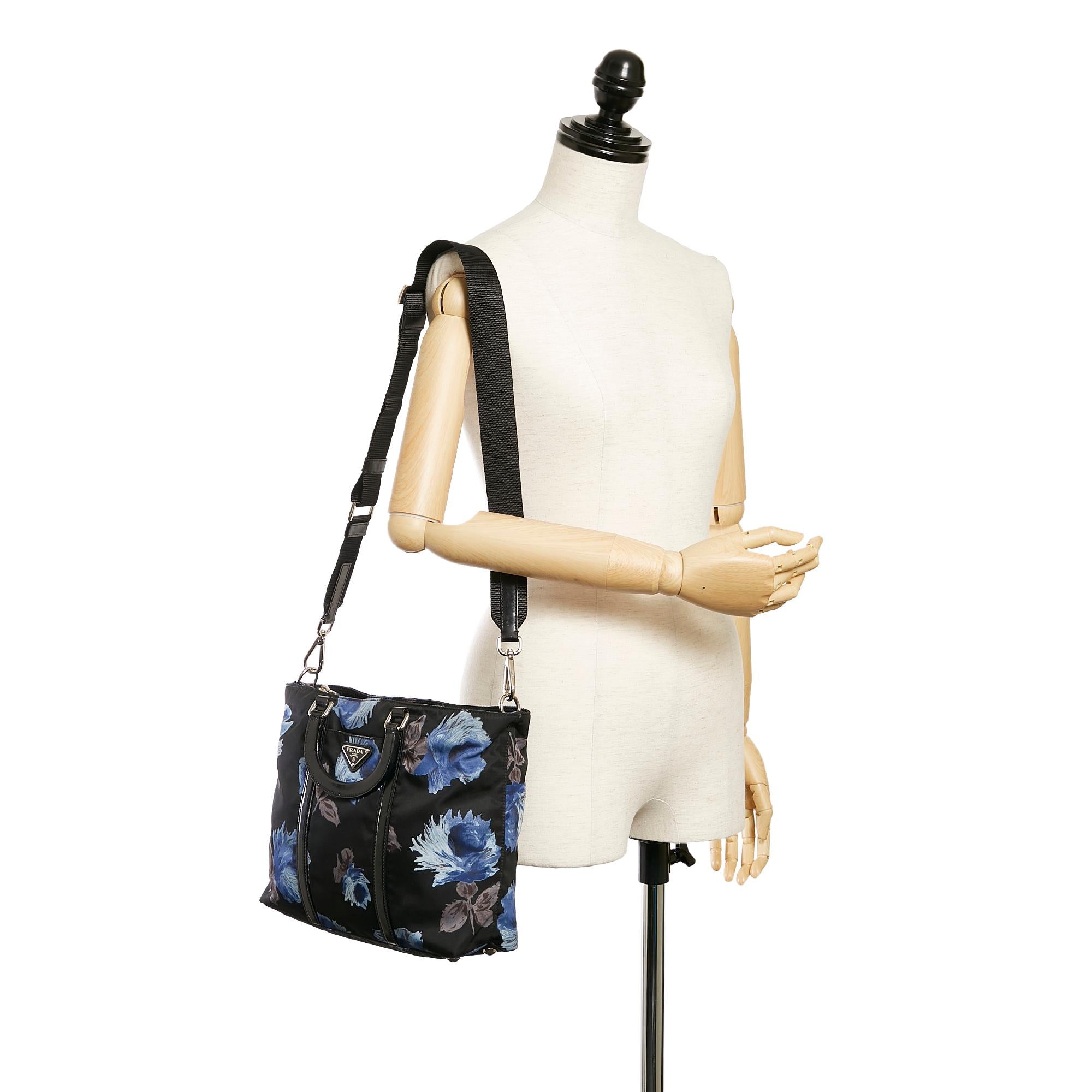 Prada Tessuto Floral Satchel (SHG-27450)
