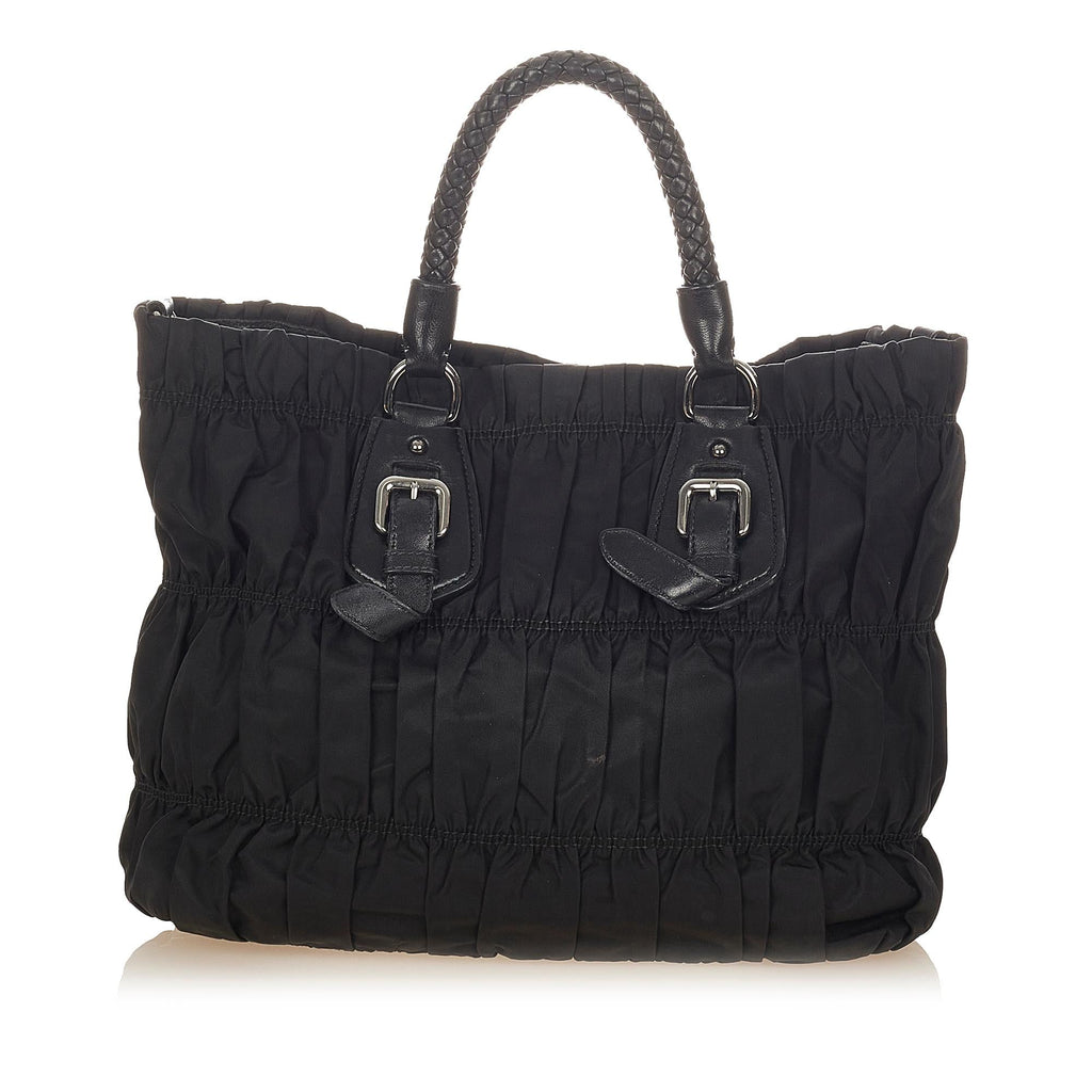 Prada Tessuto Gaufre Satchel (SHG-24824)