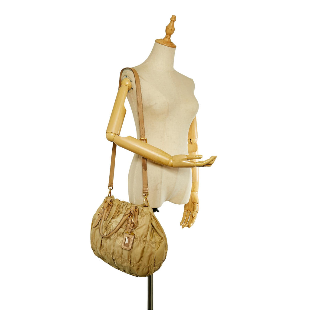 Prada Tessuto Gaufre Satchel (SHG-26219)