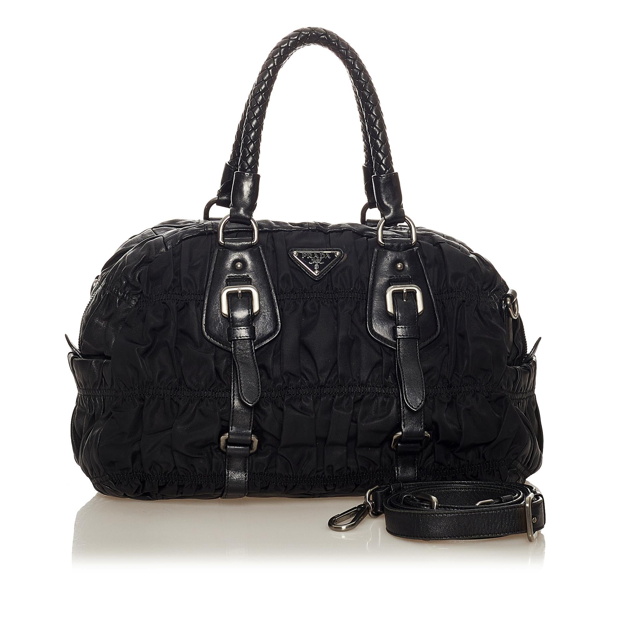 Prada Tessuto Gaufre Satchel (SHG-27158)