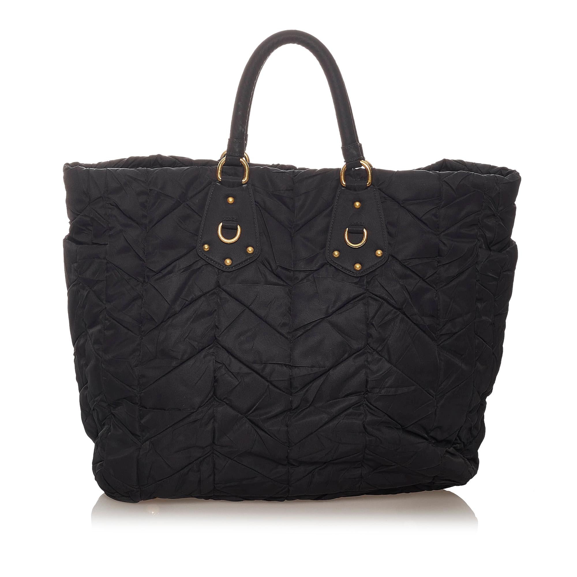 Prada Tessuto Gaufre Satchel (SHG-27685)