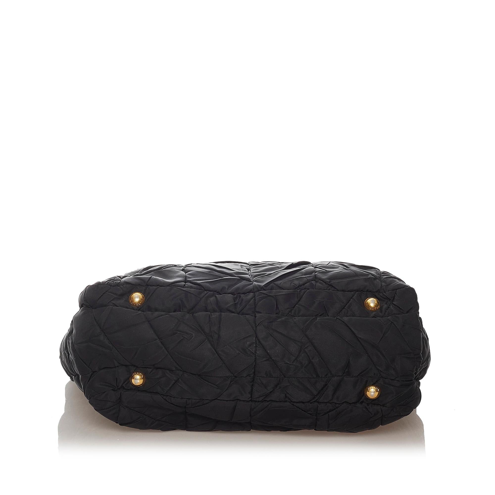Prada Tessuto Gaufre Satchel (SHG-27685)