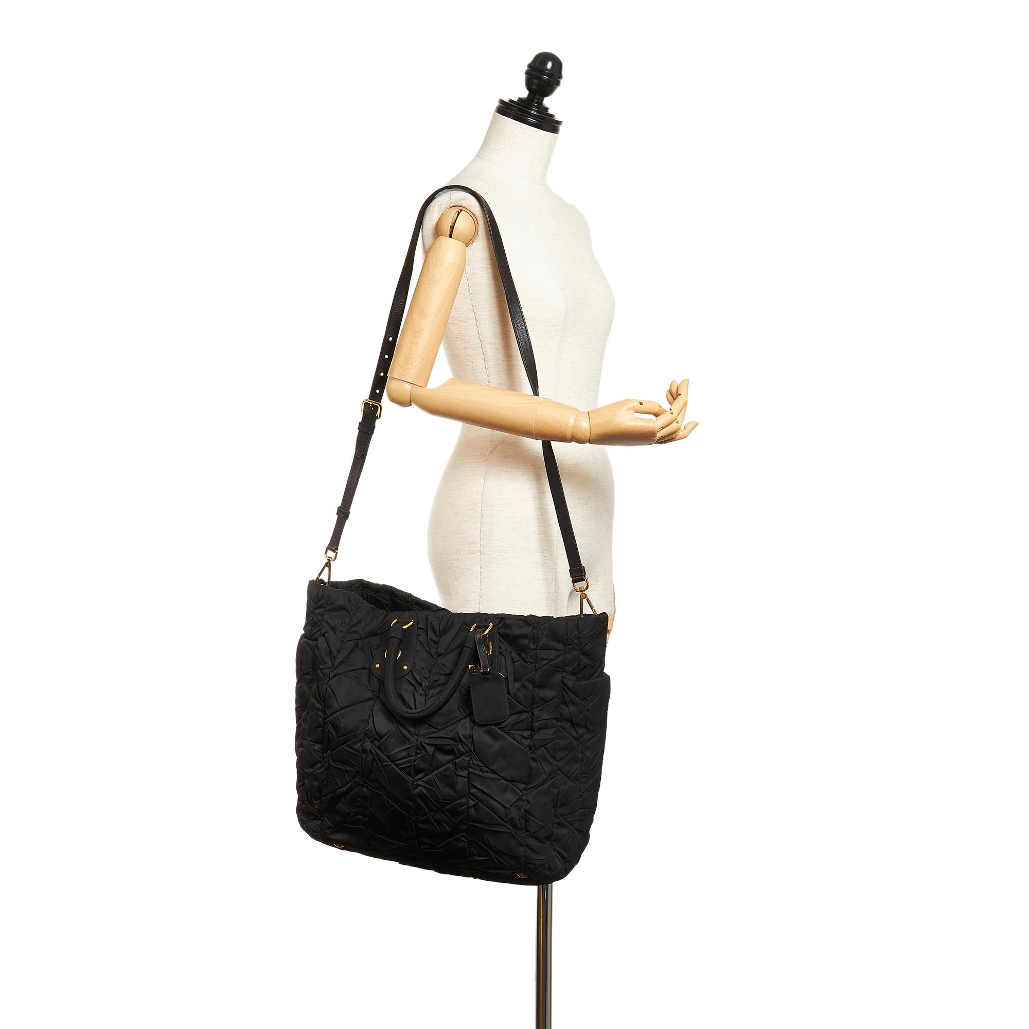 Prada Tessuto Gaufre Satchel (SHG-27685)